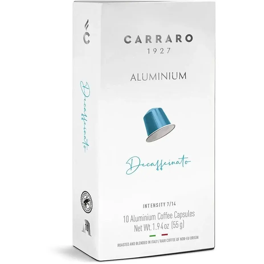 Кава в капсулах Nespresso Carraro Decaffeinato AL 10 шт