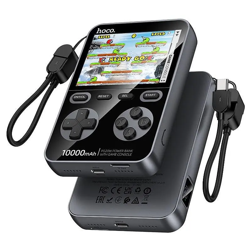 Ігрова консоль + зовнішній акумулятор Hoco q47 Shine power bank with game console 10000mah