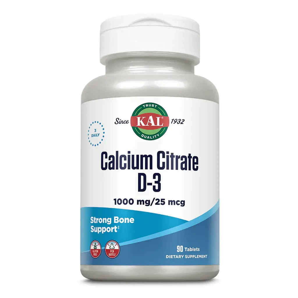 Кальцій цитрат з D3, Calcium Citrate D3 1000mg - 90 tabs