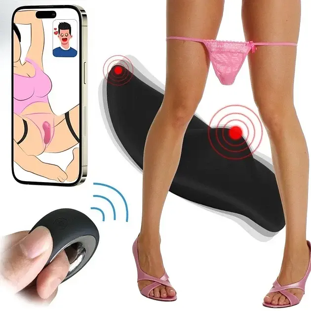 Вібратор для клітора I’MCUM Clit Control в трусики з пультом управління Чорний (7970379617684) - фото 6