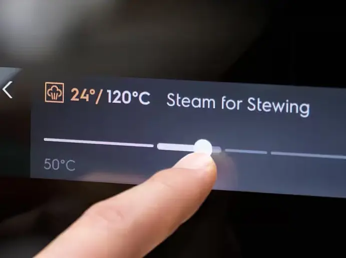 Духовой шкаф Electrolux электрический 70 л, А++, пара, дисплей, конвекция, функция пароварки, телескопические направляющие, черный - фото 7