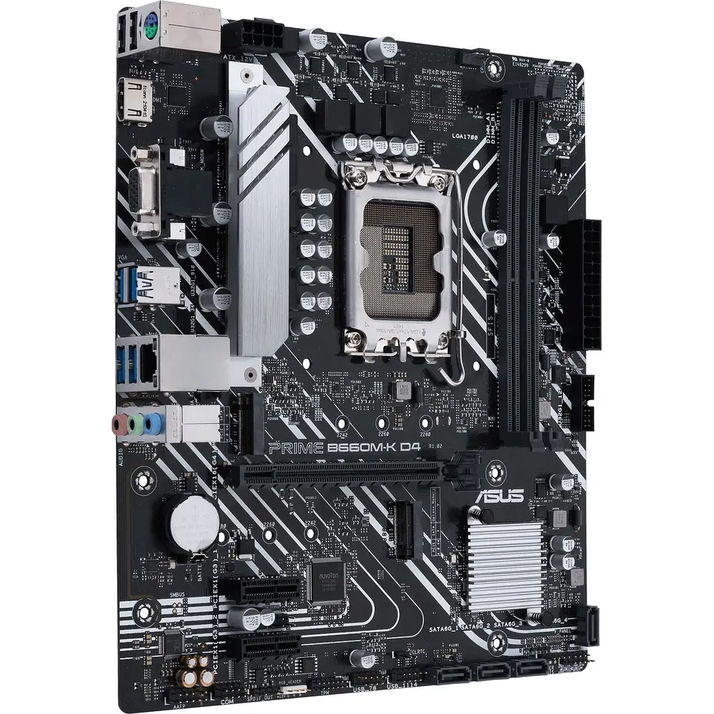 Материнська плата Asus Prime B660M-K D4 (90MB1950-M1EAY0) [147092] - фото 3