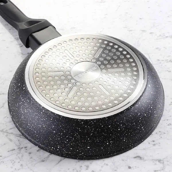 Сковорода на всі види плит з кришкою Tiross TS1255P 26 см - фото 3