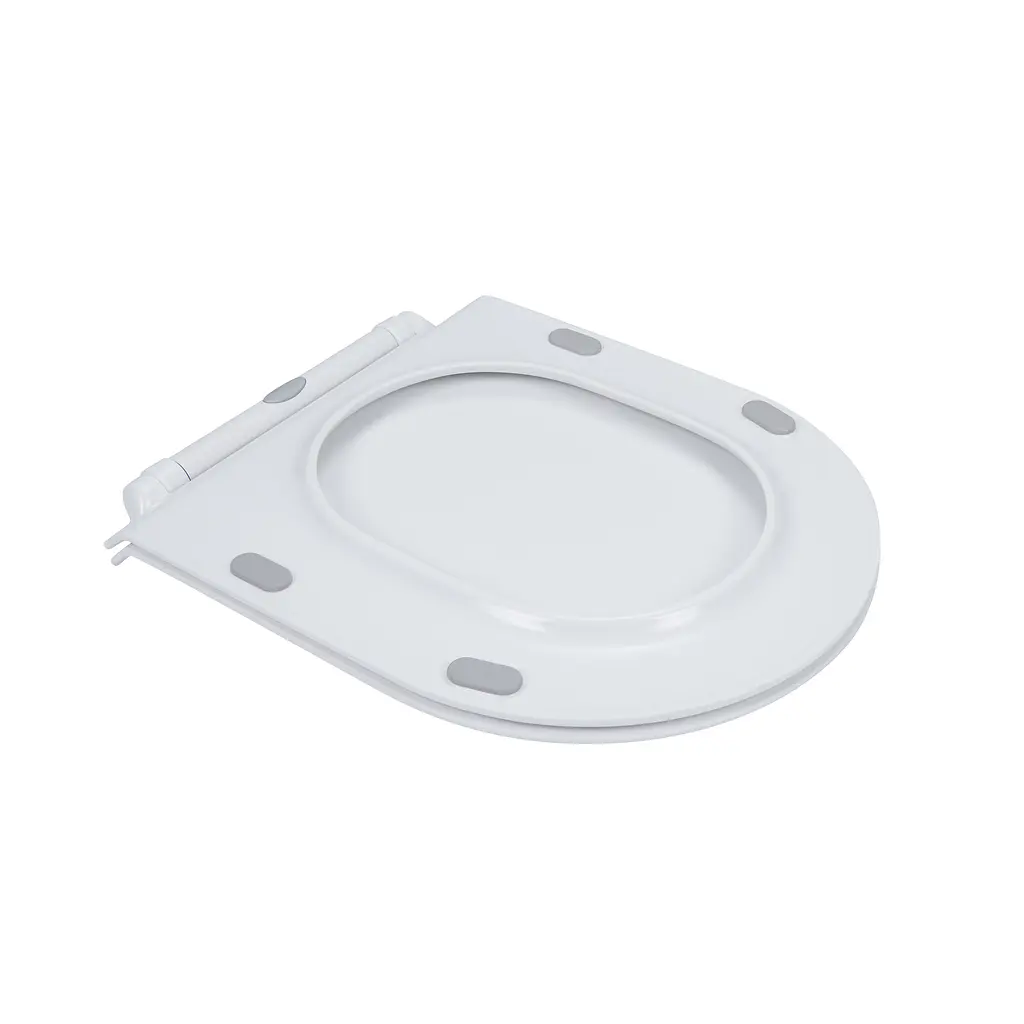 Унитаз-компакт Qtap Presto безободковый с сиденьем Soft-close QT24221217AW, Белый - фото 8