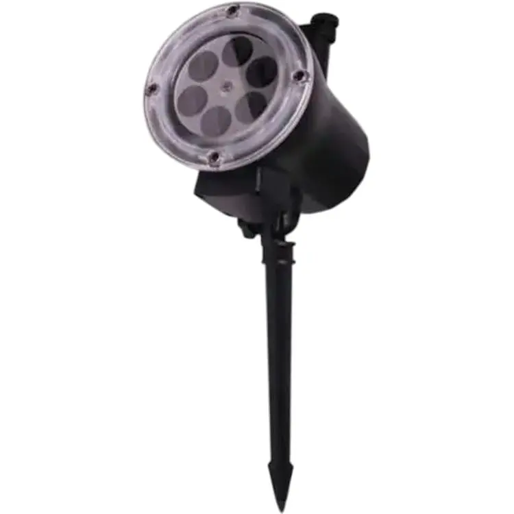 Вуличний лазерний проєктор XPRO Garden Projector Card № ZP1 (24) для Різдва, Нового року, Хелловіну з 12 різними слайдами для свят з пультом чорний (GR-67_438) - фото 2