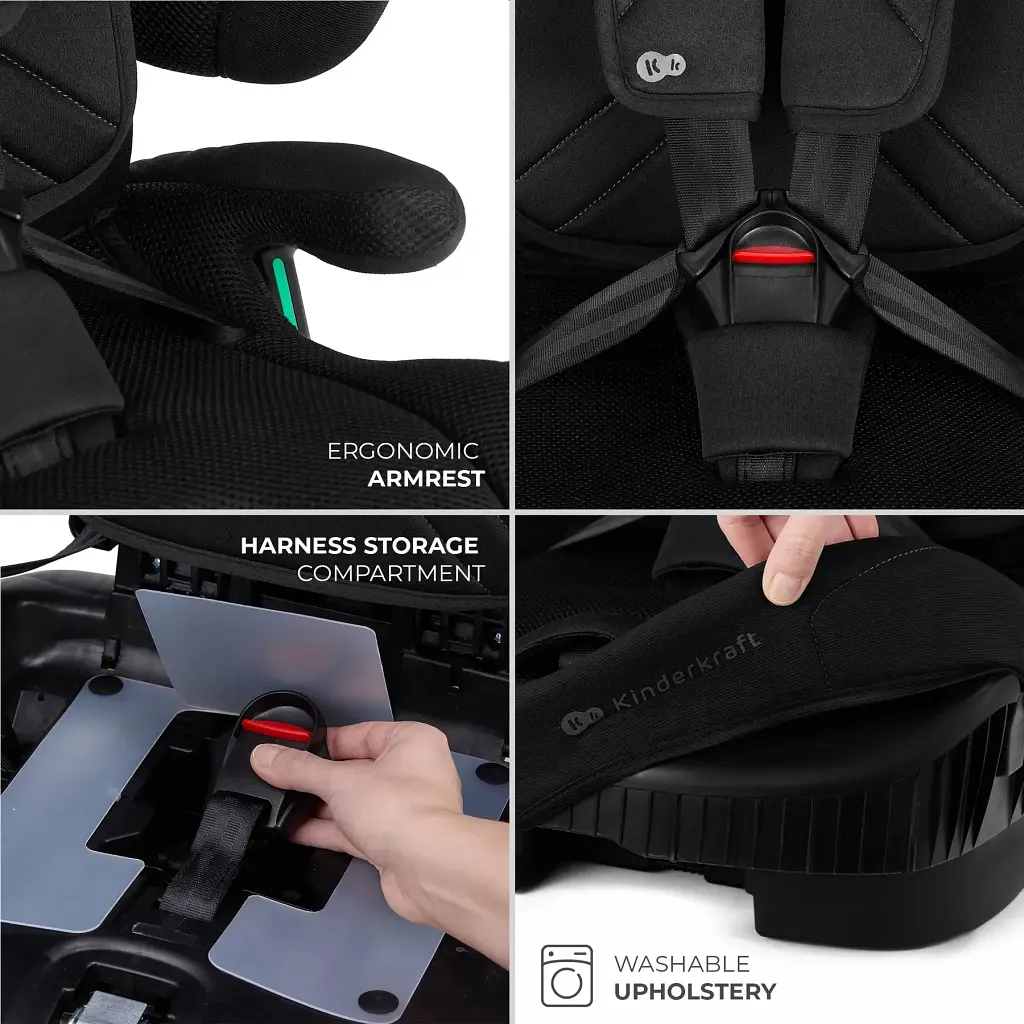 Автокрісло Kinderkraft Fix2Go i-Size Black (KCFI2GO0BLK0000) - фото 11