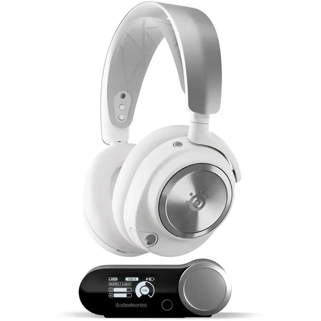 Ігрова гарнітура SteelSeries Arctis Nova Pro Wireless White (61524)