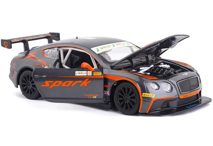 Модель металева Bentley Continental GT3 Concept 1:24, світло та звук Автопром - фото 4