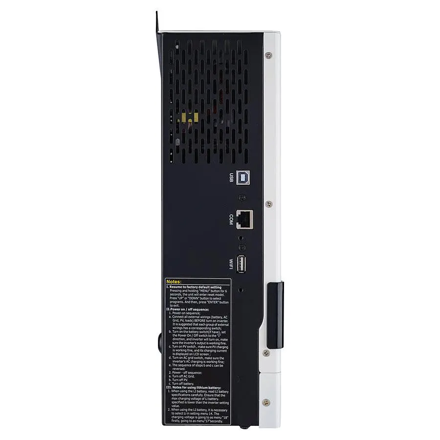 Гібридний інвертор Must PV18-1012VPK 1 кВт 12 В, 297.5х468х125, 5 кг - фото 5