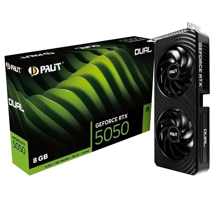 Видеокарта Palit GF RTX 5050 8GB GDDR6 Dual (NE65050019P1-GB2070D) - фото 9