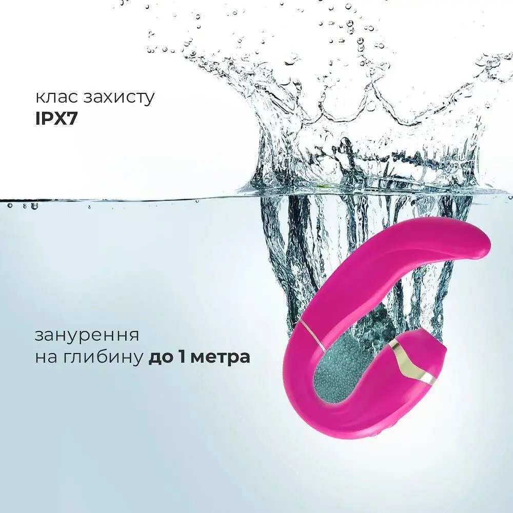 Пульсатор с вакуумной стимуляцией клетора Adrien Lastic My G Pink - фото 6