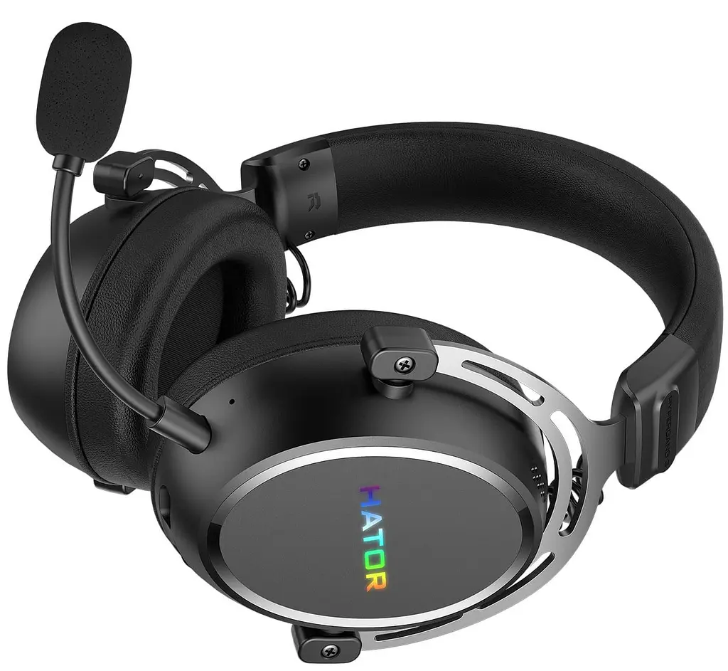 Ігрова гарнітура HATOR Hypergang 3 Hi-Res Wireless Black (ESH55) - фото 7