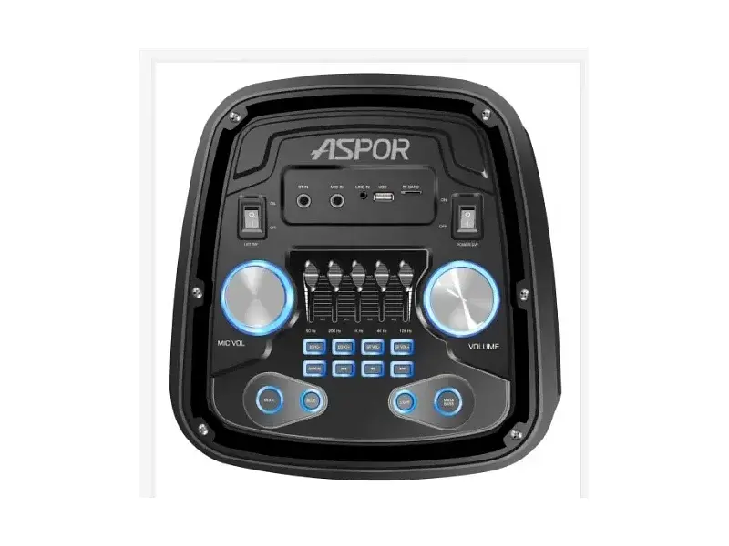 Портативна колонка Aspor A668 Black - фото 2