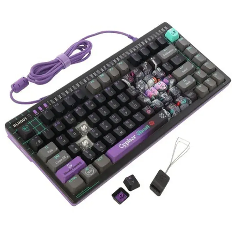 Клавіатура A4Tech AT75 RGB USB UA Cypher Ghost (4711421001830) - фото 10