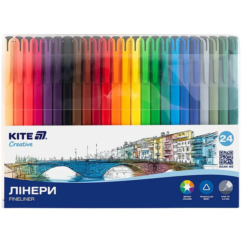 Лінери Kite Creative 24 шт. (K-1165) - фото 1