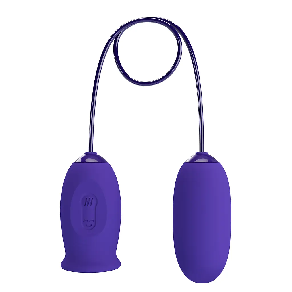 Віброяйце Pretty Love Daisy-Youth Wireless Egg Blue - фото 2