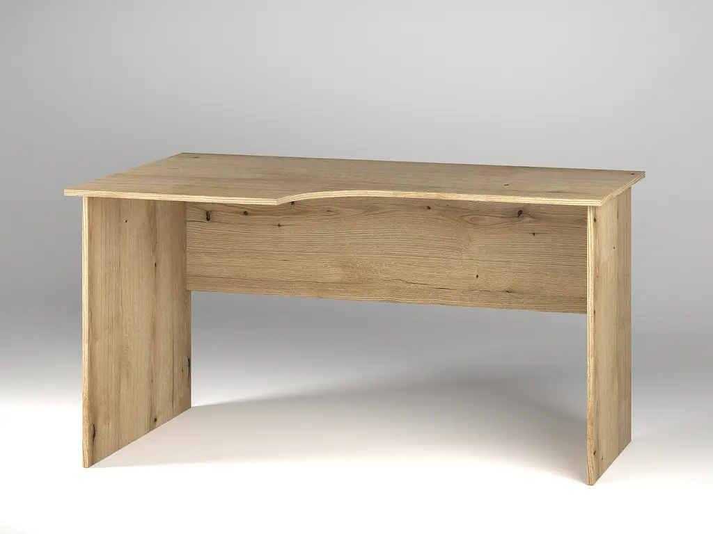 Стол угловой Левый ОП-201 Orange-Line 1400х840/600х750 Дуб Эвок прибрежный - фото 2