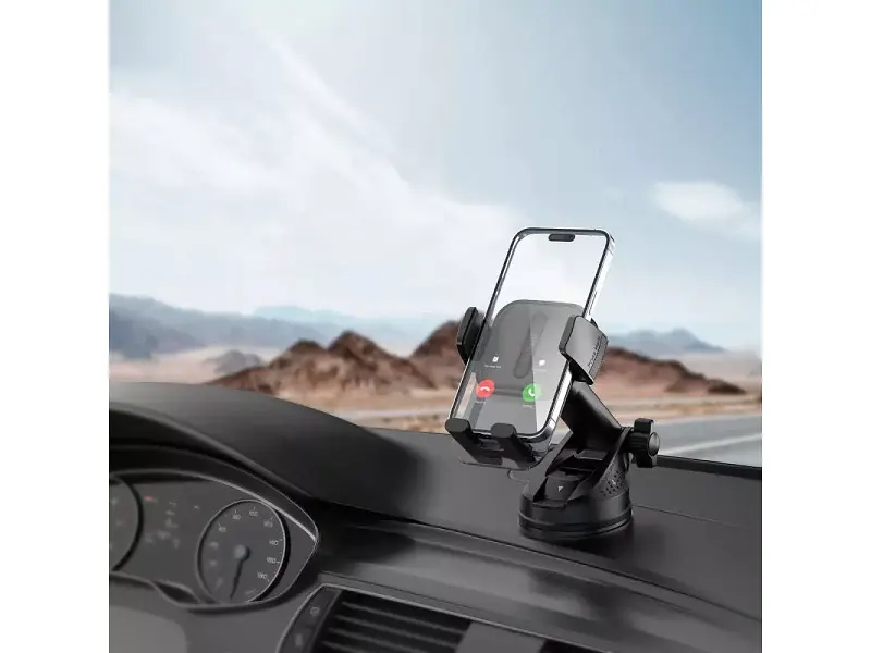 Автомобільний тримач для смартфона Proove Crystal Clamp Suction Type Car Mount - фото 6