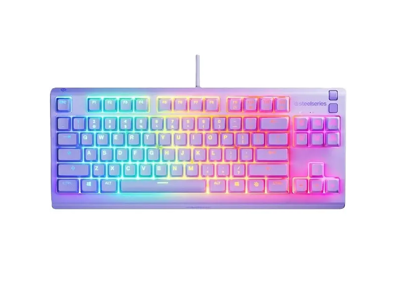 Клавіатура SteelSeries Apex 3 TKL UA Lavender (64940)
