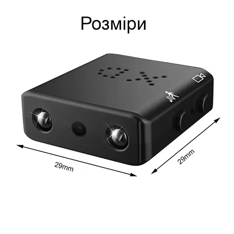 Мини камера wifi Nectronix XD WIFI, запись видео 640х480P, SD до 128 Гб, приложение V380PRO (101014) - фото 2