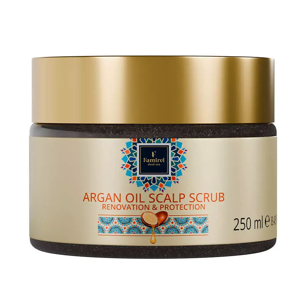 Скраб для шкіри голови Famirel з аргановою олією Argan Oil, 250 мл Фамірель арган