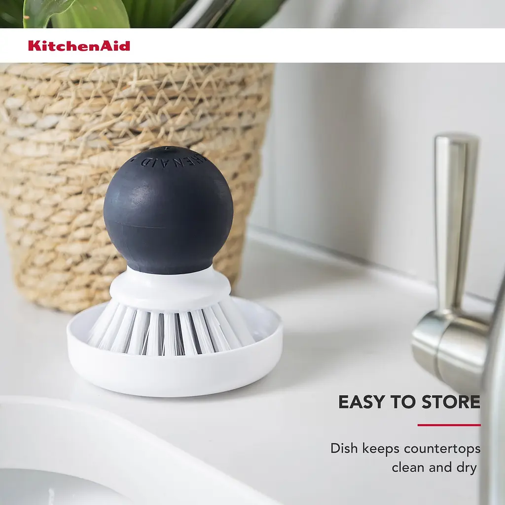 Щетка для мытья посуды KitchenAid Sinkware белая (KEG195OSBA) - фото 10
