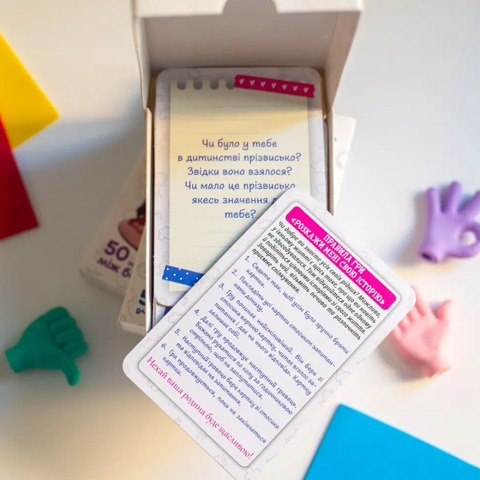 Психологічна гра Ranok Creative Розкажи мені свою історію для занять з дітьми 50 карток (10156034) - фото 7