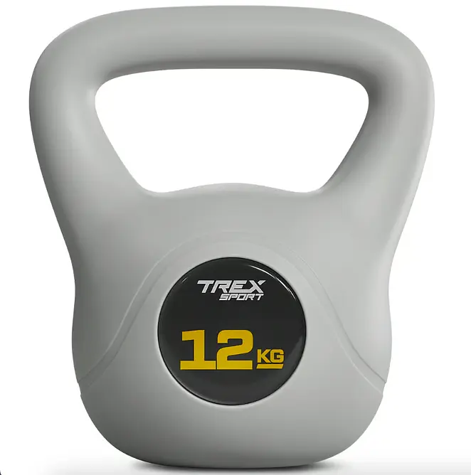 Гиря вінілова 12кг Trex Sport TX-012CKB сірий - фото 16