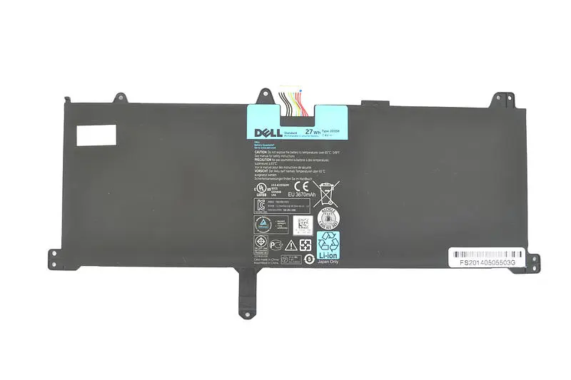 Акумулятор для ноутбука Dell JD33K XPS 10 7.4V Black 3670 mAh - фото 5