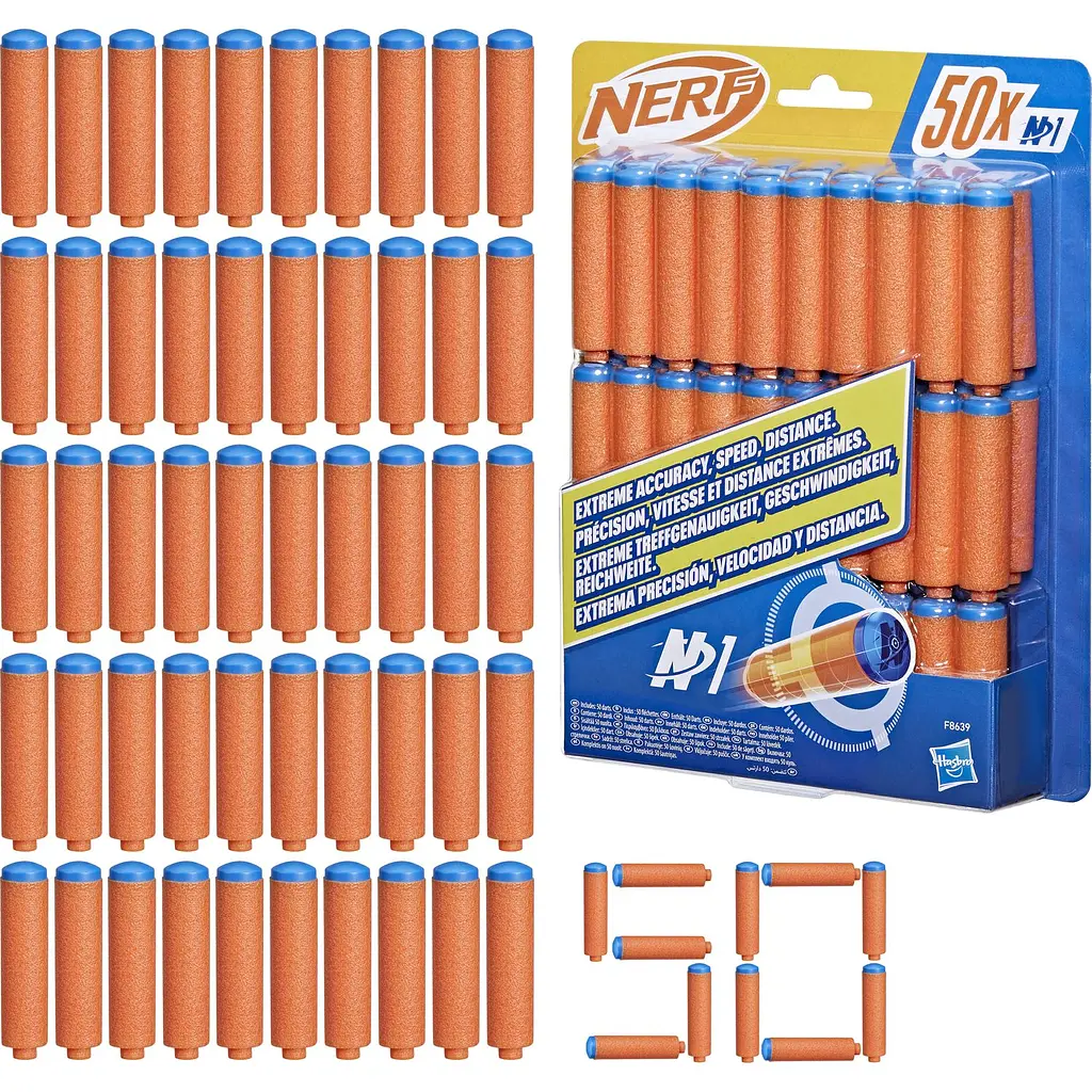 Набір патронів для бластерів Hasbro Nerf N Series N1 Darts 50 шт. (F8639) - фото 3