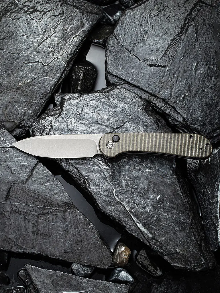 Ніж складаний туристичний Civivi Elementum Pocket, (8.9 см) 14C28N / Micarta сірий - фото 8