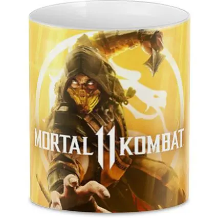 Кухоль GeekLand Mortal Kombat Мортал Комбат постер MK.02.35 330 мл білий - фото 3
