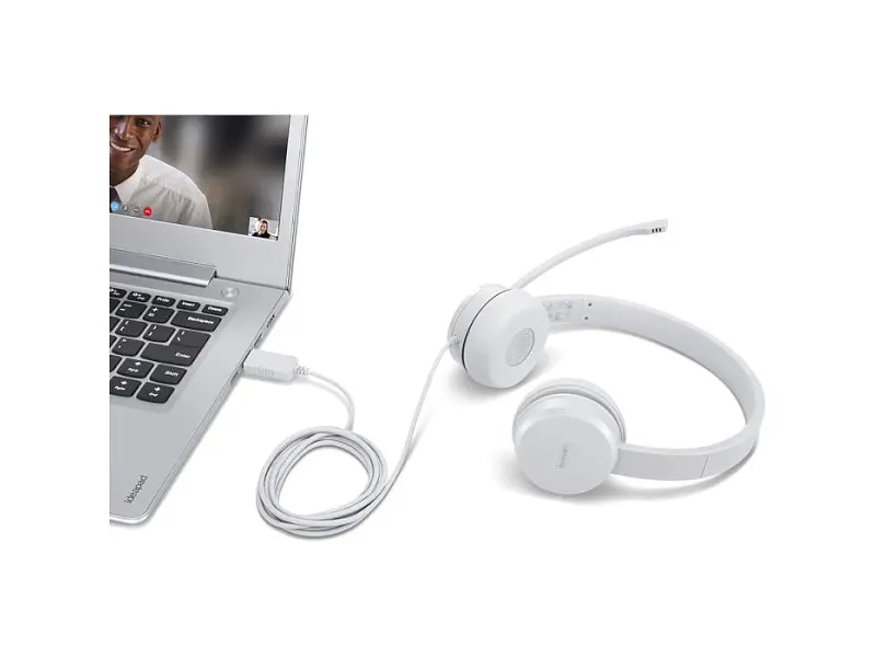 Навушники з мікрофоном Lenovo 110 Stereo USB (GXD1E71385) - фото 3