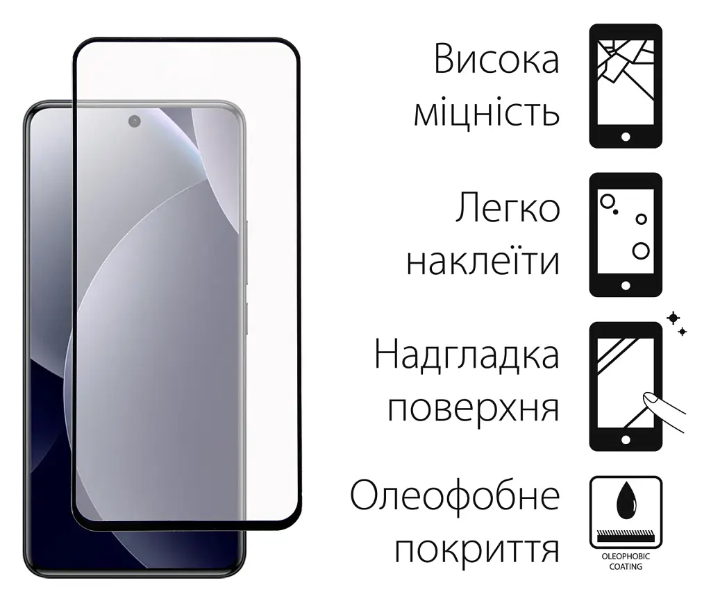 Скло захисне Dengos Xiaomi Redmi Note 15 Pro 5G + camera protection Black (DG-TGSCP-13) - фото 2