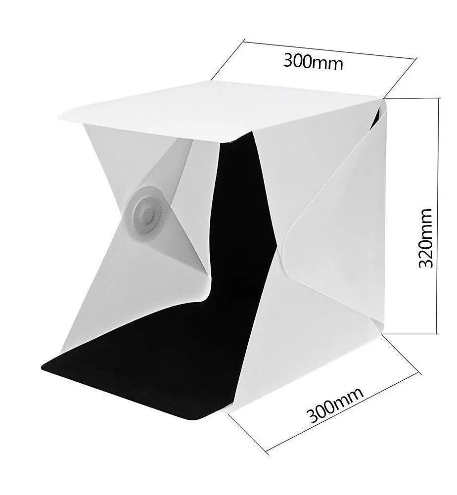 Photobox – лайтбокс з LED підсвічуванням для предметної зйомки 30см - фото 7