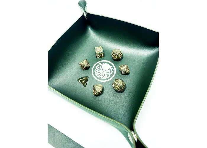 Настольная игра Планета Ігор Лоток для кубиков Ктулху (зеленый) (Dice tray Cthulhu green) (pi-dt010) - фото 9