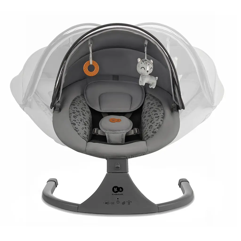 Крісло-гойдалка Kinderkraft Lumi 2 Dark Grey (KBLUMI02DGR0000) - фото 2