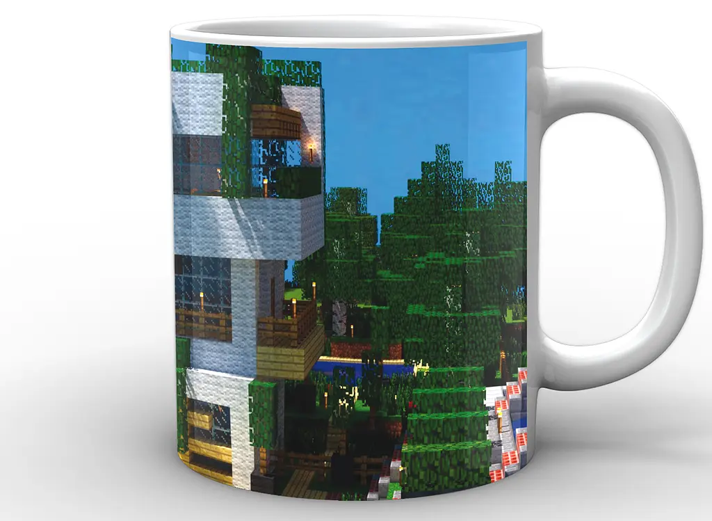 Кружка GeekLand Minecraft Майнкрафт будинок МС.02.025.686 - фото 2