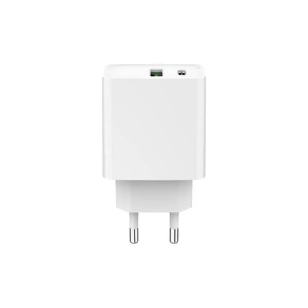 Зарядний пристрій Gembird USB-A + Type-C (PD20W + QC3.0 18W) white (TA-UC-PDQC20-01-W) - фото 2