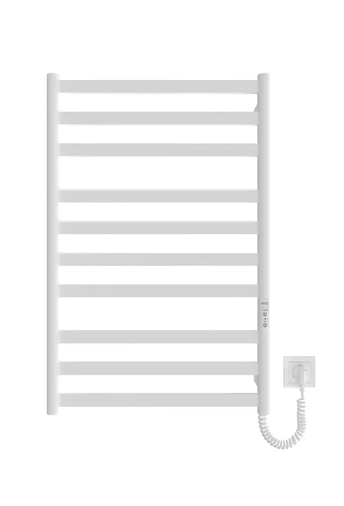 Электрический полотенцесушитель HF York 770x530 white matte 6.1.0501.06.WM, Белый матовый, универсальное (коннектор), Электронный - фото 2