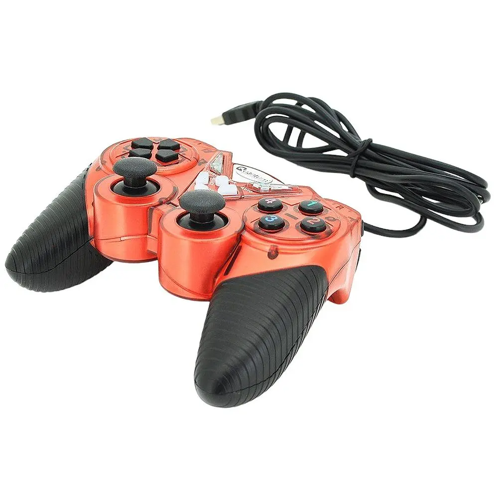 Геймпад USB джойстик ПК Voltronic DualShock USB-908 Red - фото 3