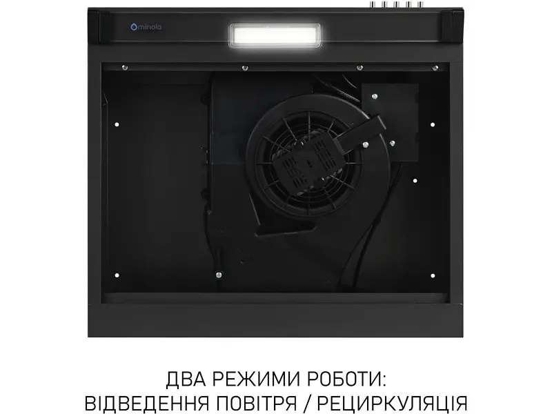 Витяжка пласка Minola HPL 522 BL - фото 5