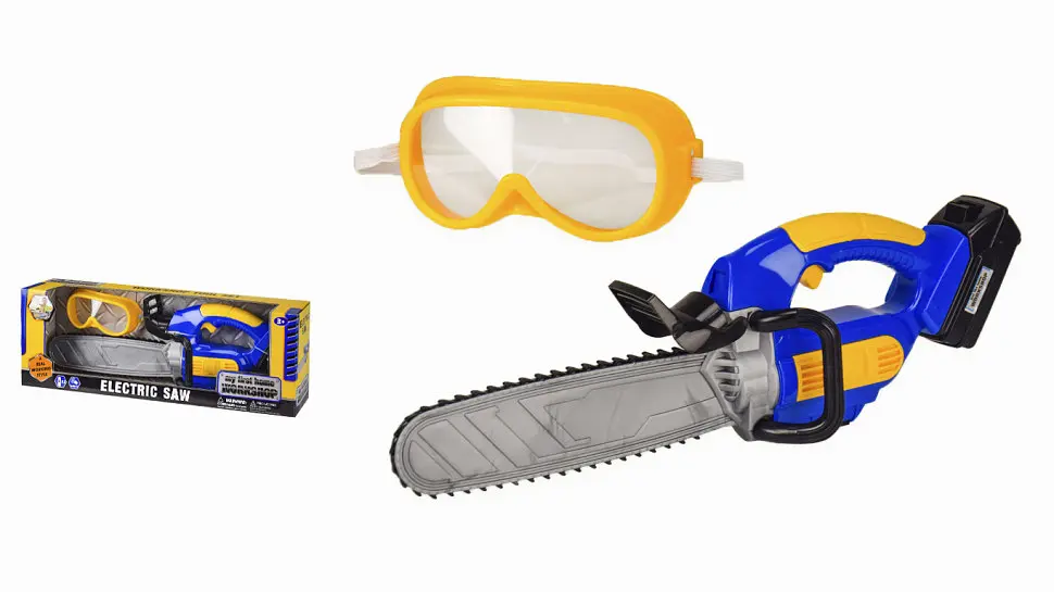 Іграшкова бензопила METR Plus 7946 з маскою - фото 3