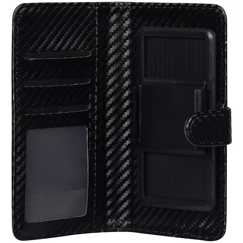 Чохол-книжка Toto Book Carbon Fiber Universal Cover 4.7-5.3" Black - фото 3