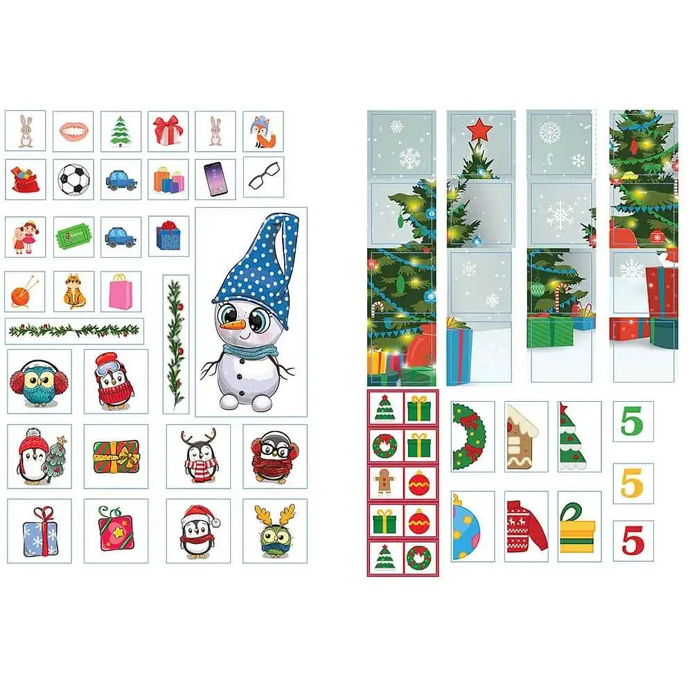 Дитяча книга Талант Веселі забавки для дошкільнят Christmas sticker book Лист до святого Миколая - Любов Яковенко (9789669890344) - фото 5