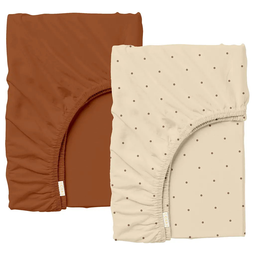 Набір простирадло на резинці 160х200х30 CINNAMON CREAM COSAS (2200000042804)