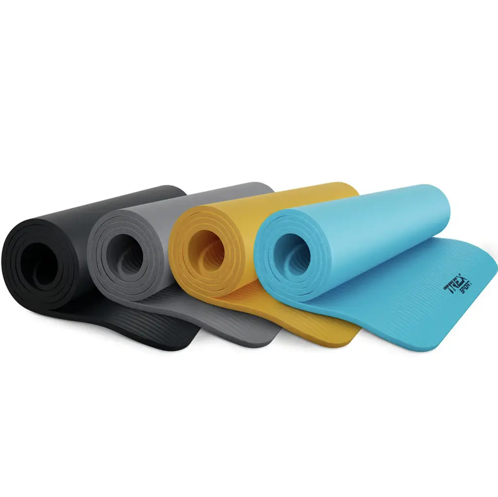 Коврик для йоги Trex Sport TX-018NGM NBR 1см 180х60 блакитний - фото 4