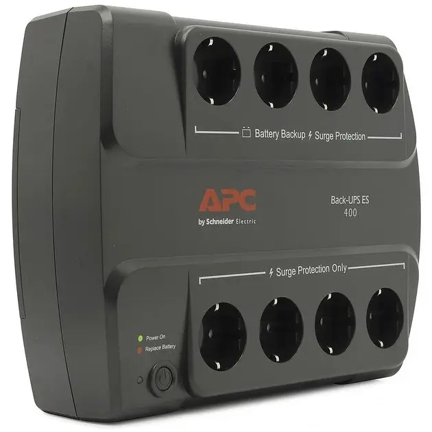 Источник бесперебойного питания APC Back-UPS ES 400 400VA 240W Б/У - фото 4