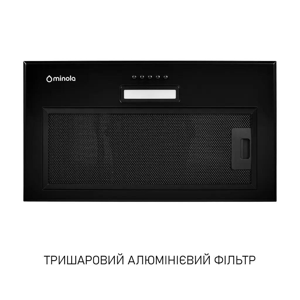 Витяжка повновбудована Minola HBI 5014 BLF LED - фото 4
