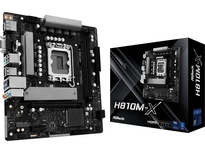 Материнская плата ASRock H810M-X - фото 2
